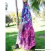 Omerker Women's Boho Print Cover Up Beach Swimsuit Long Kimono Cardigan Cover Ups A-rose B07MR6KL7H